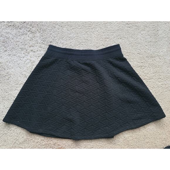 NWT AIKO Black Quilted Skater Skirt Small Dark Academia WhimsiGoth Luxury Fall - Picture 3 of 6